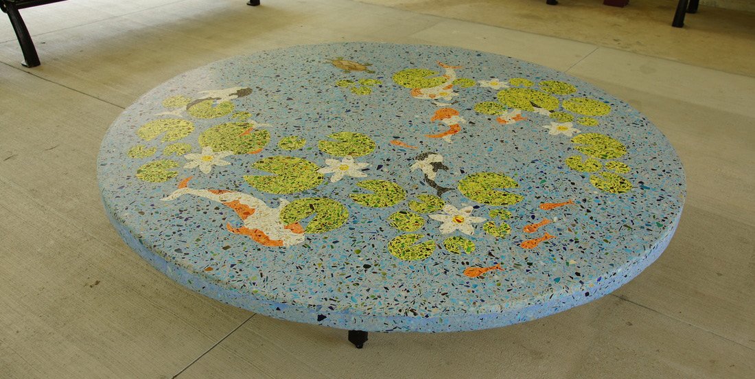 Koi Pond Table