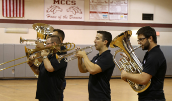 Artist Series takes Presidio Brass to MCCS Sept 29 2017