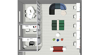 NFC Stage 1 Rendering Cubicles