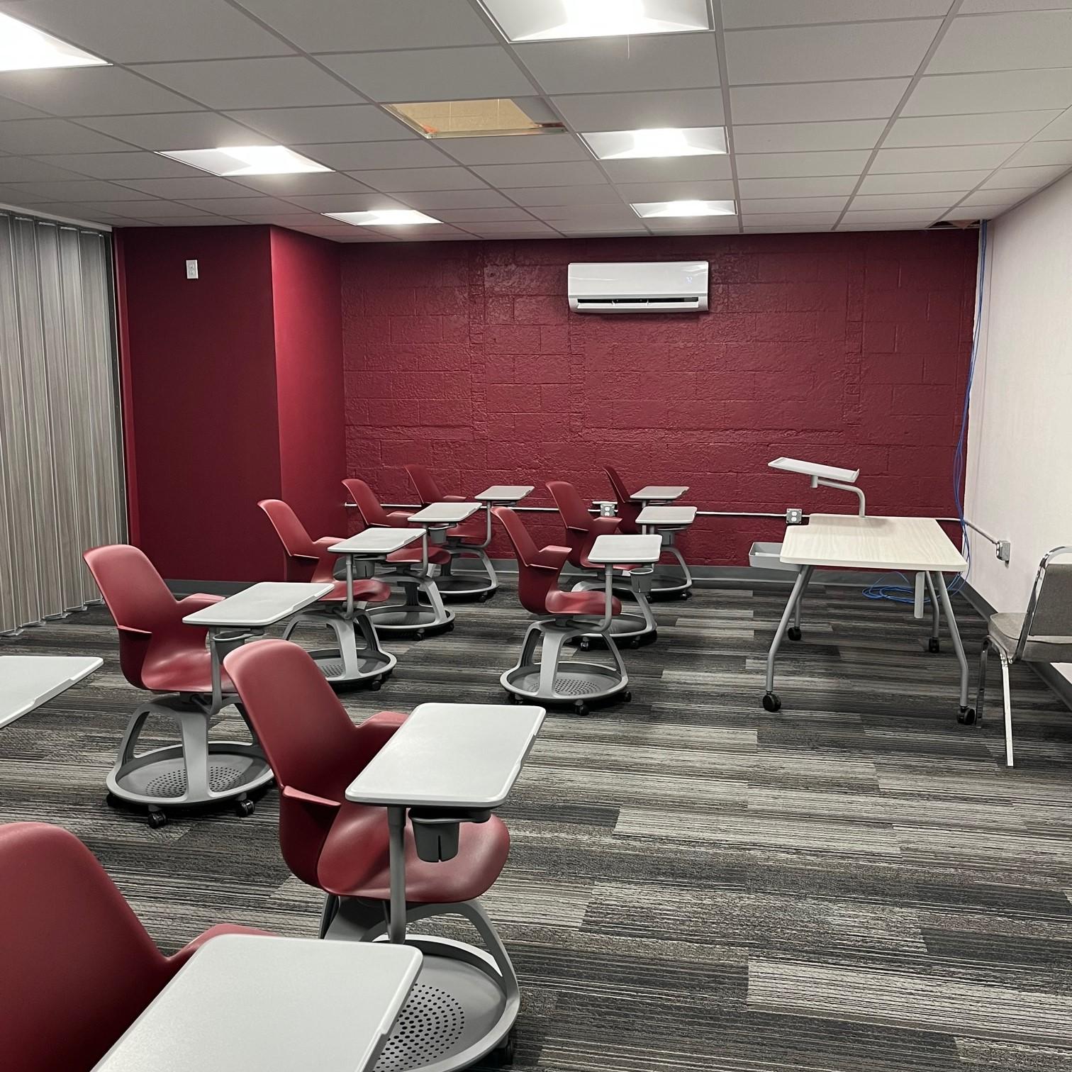 Burgundy Classroom