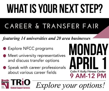 Career and Transfer Fair April 1 2019