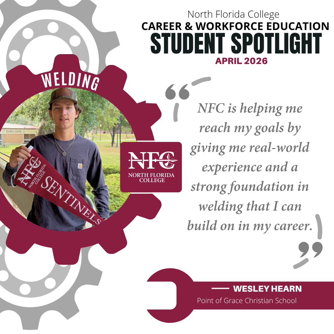 NFC Dual Enrollment CWE Student Spotlight April 2026