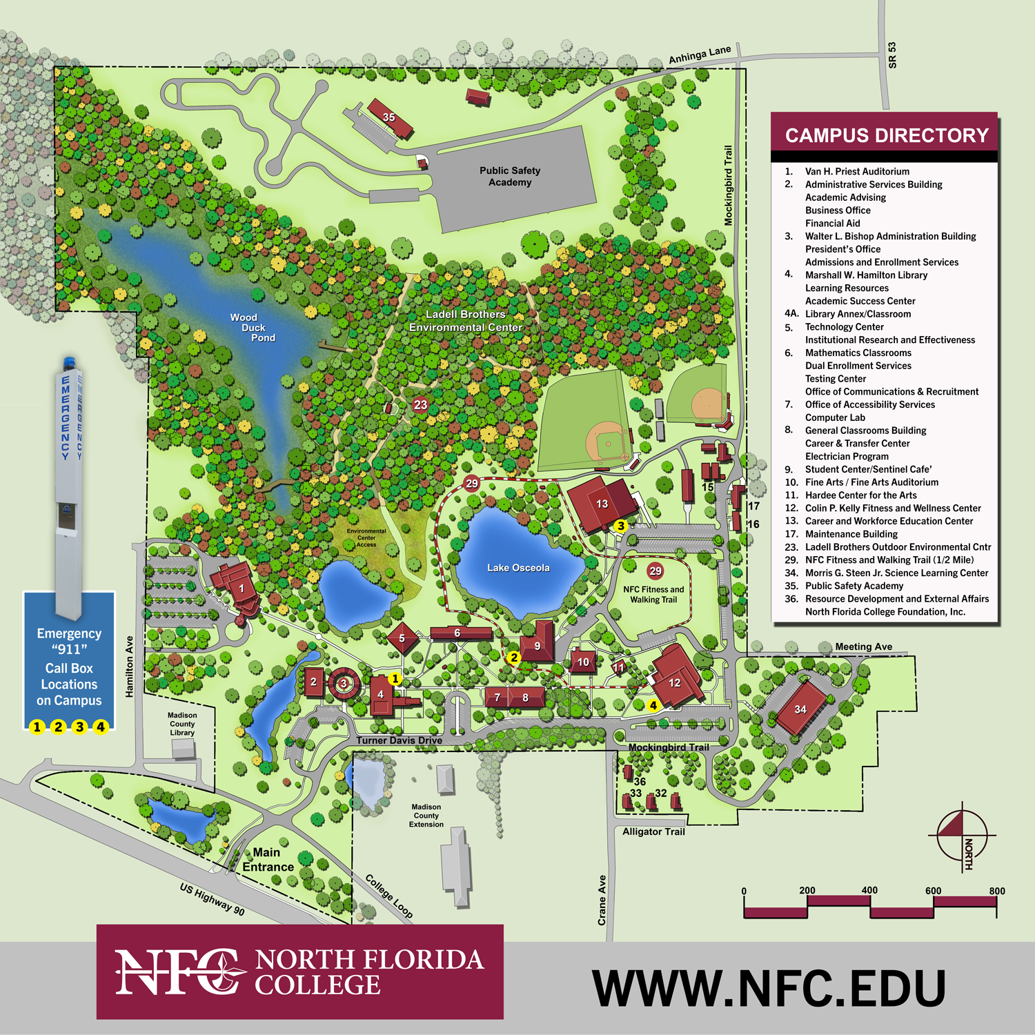 NFC Campus Map