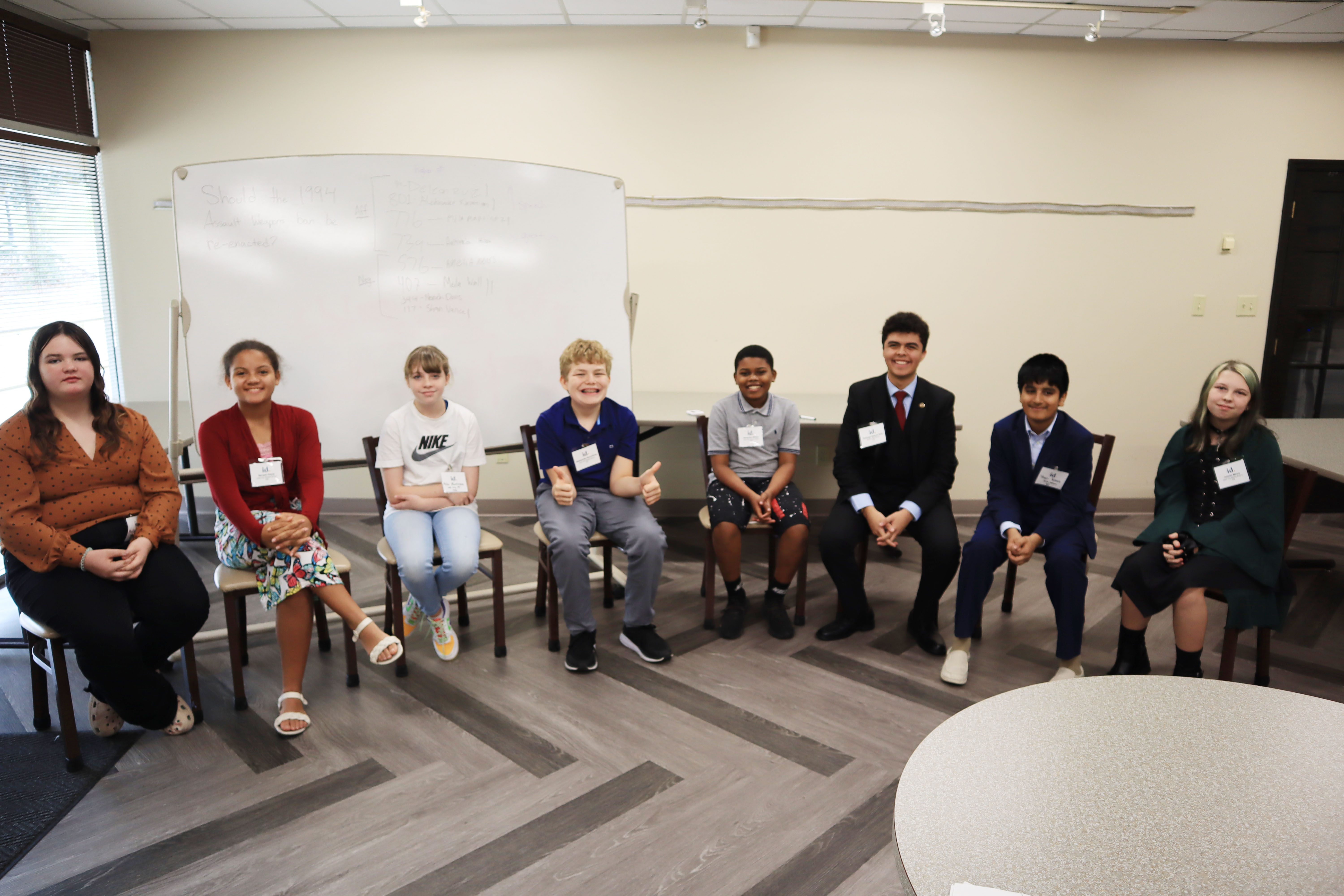 Students from middle and high schools in the North Florida region attend the Incubate Debate workshop before competing for a $500 award